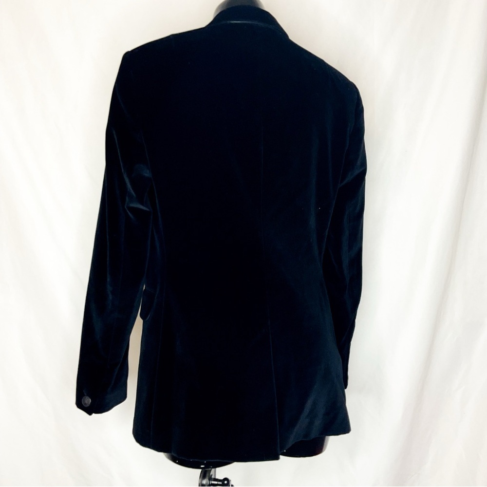 Rag & Bone Velvet Blazer Black Tailored Size 8 - Picture 6 of 13